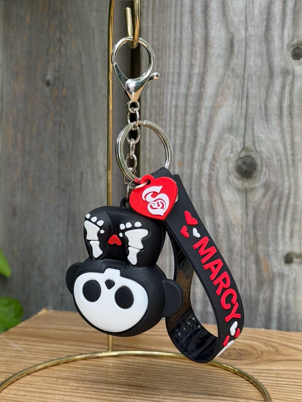 Skelanimals Skeleton Monkey Marcy Keychain Series 1 Mystery Blind Box Clip